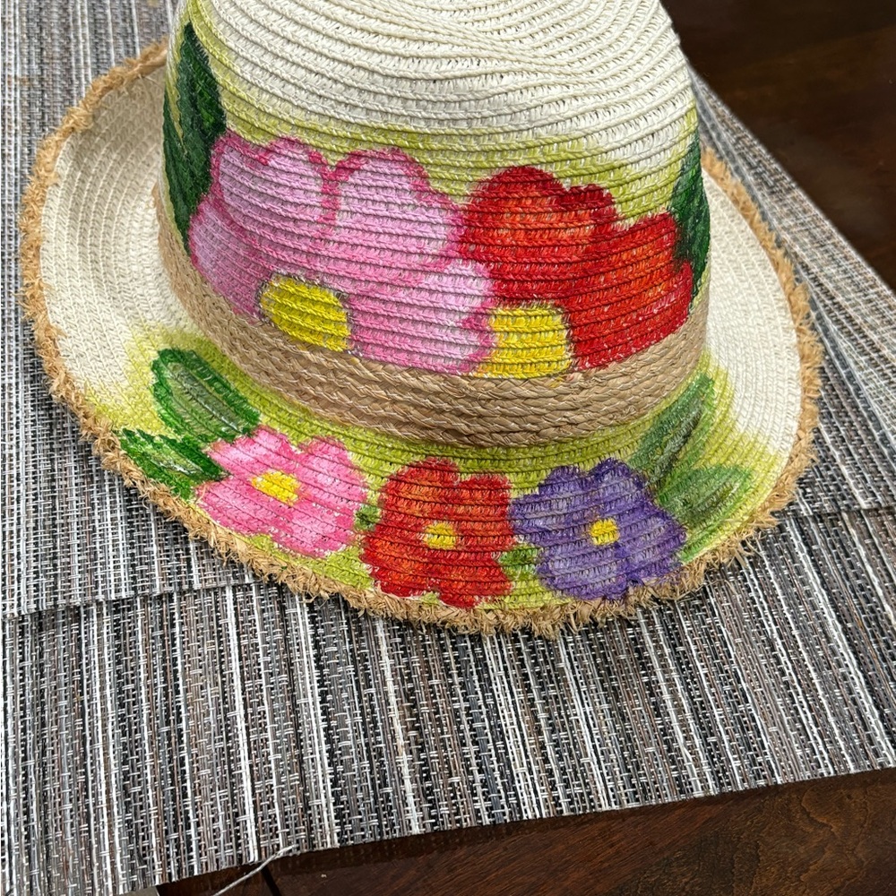 Cute hand painted hat
